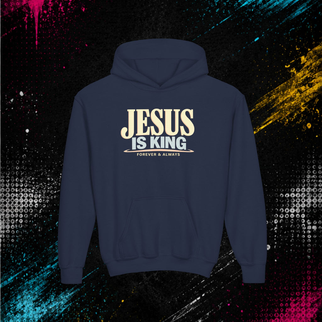 "Jesus Is King" - Youth Hoodie Pullover