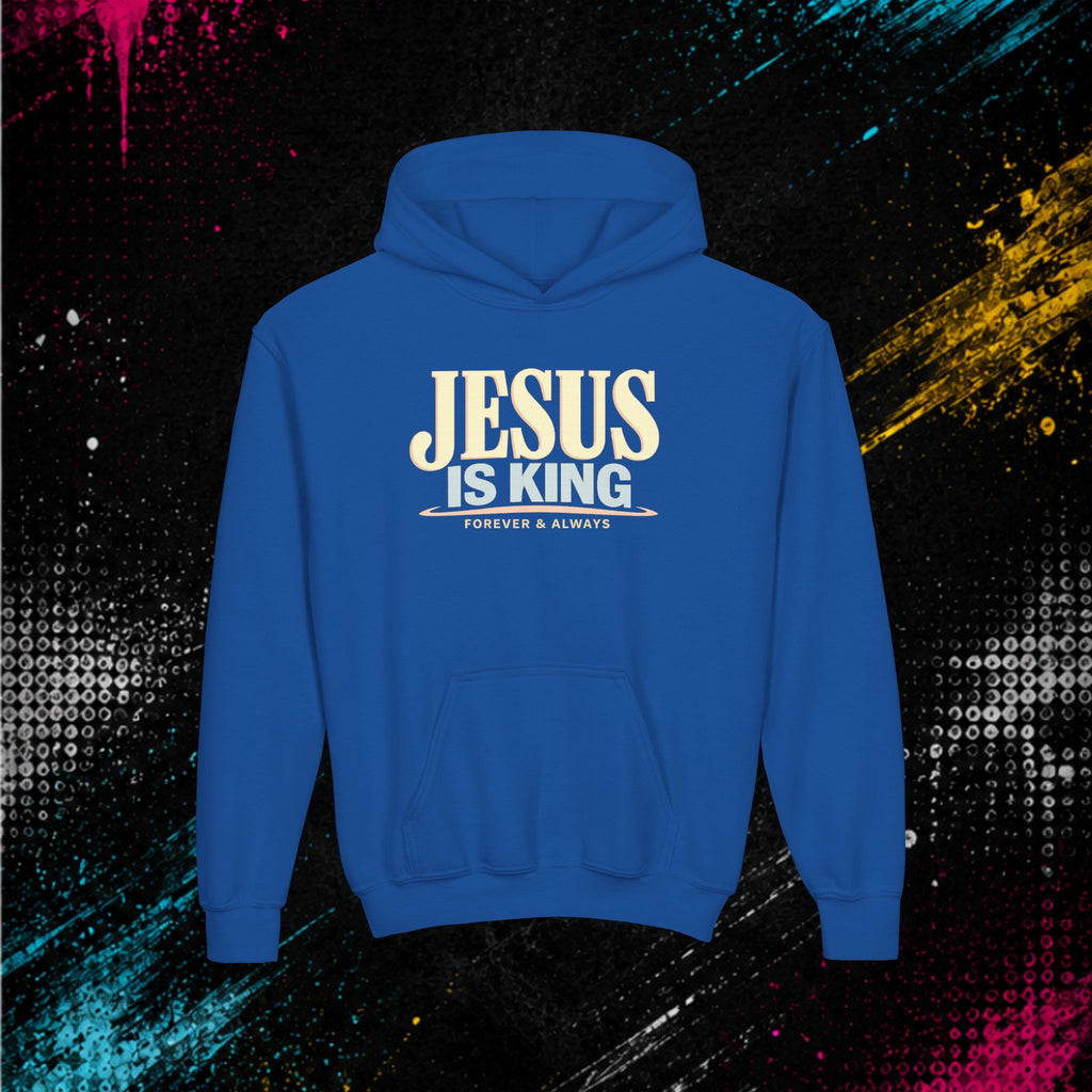 "Jesus Is King" - Youth Hoodie Pullover