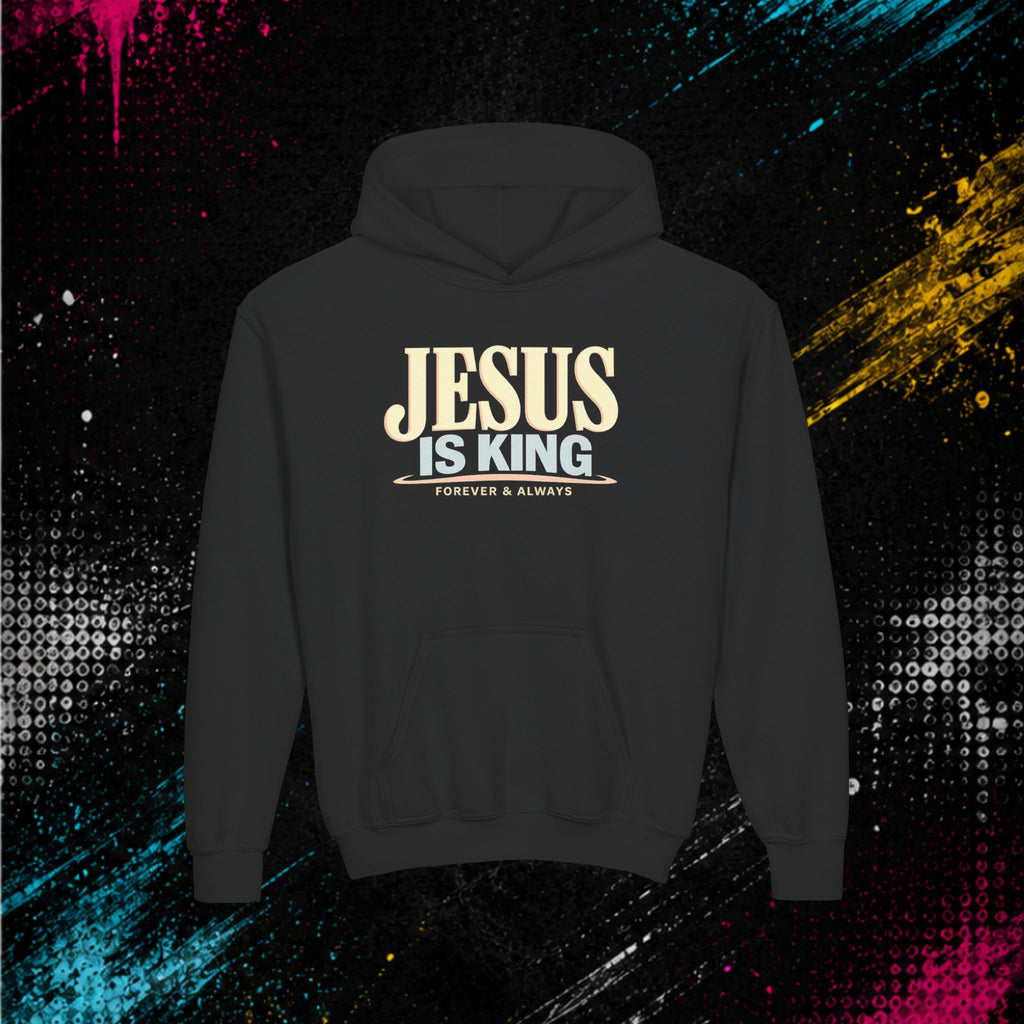 "Jesus Is King" - Youth Hoodie Pullover