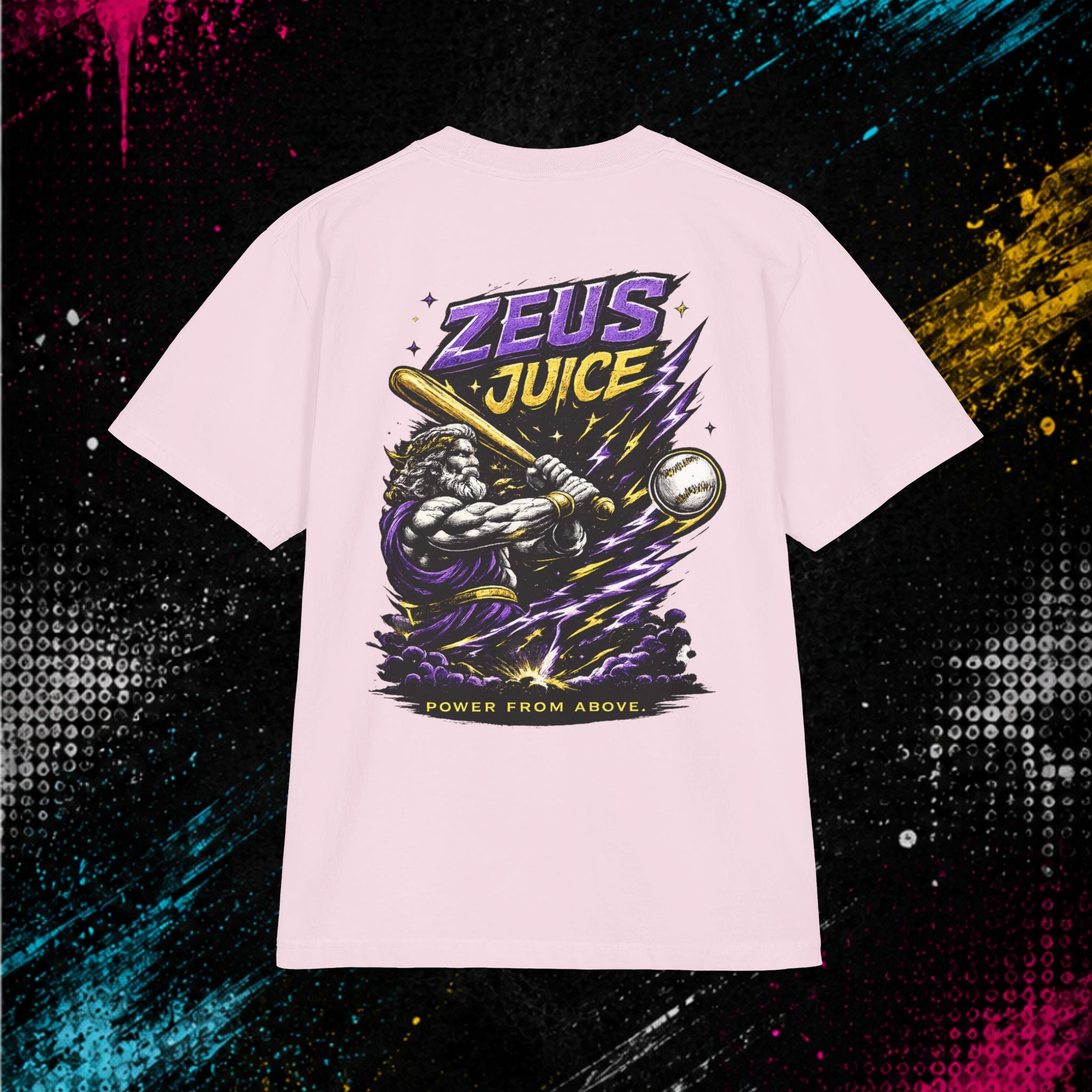 Zeus Juice Baseball Gods Tee