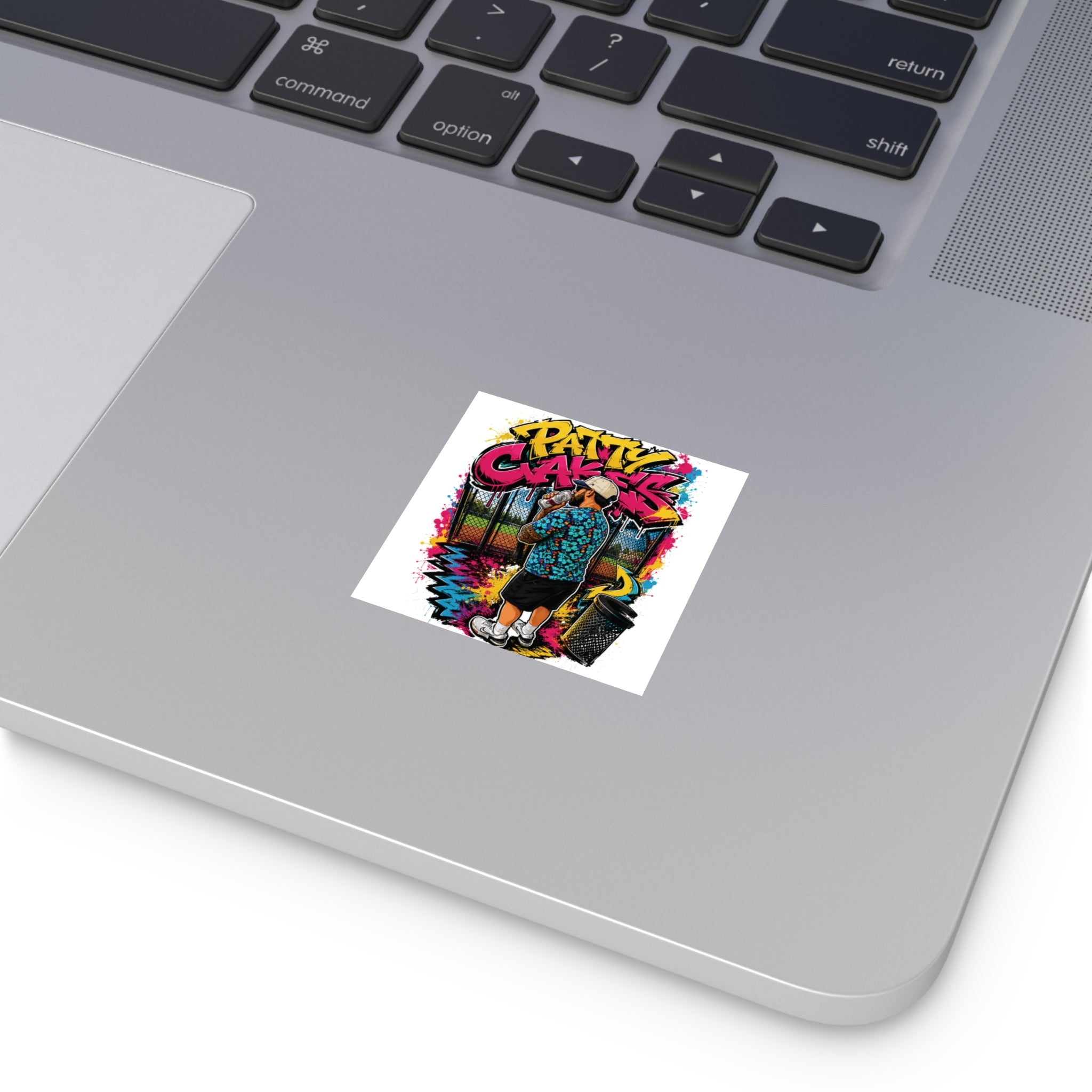 Patty Cakes - Graffiti Square Sticker