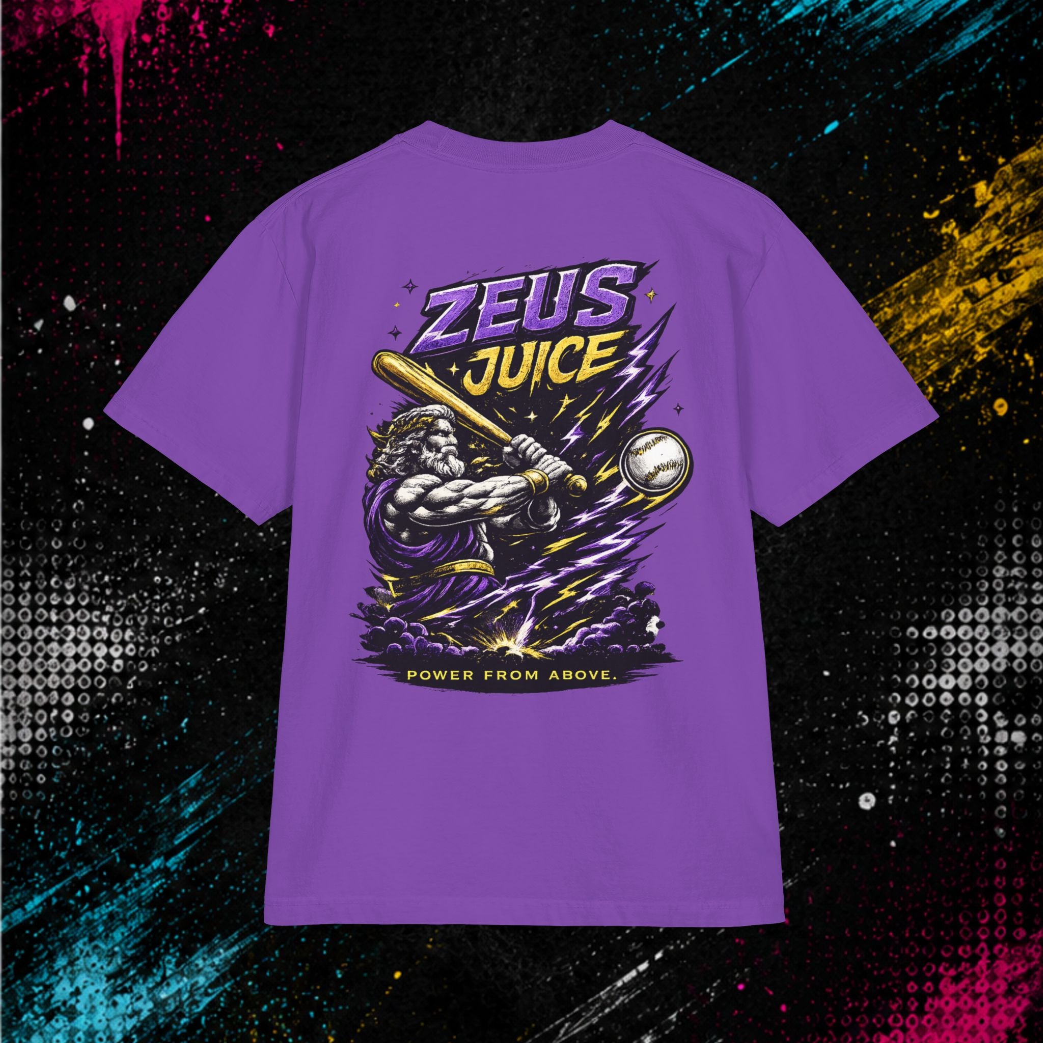 Zeus Juice Baseball Gods Tee