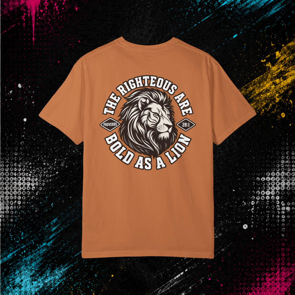 Proverbs 28:1 "Bold As A Lion" - Graphic Tee