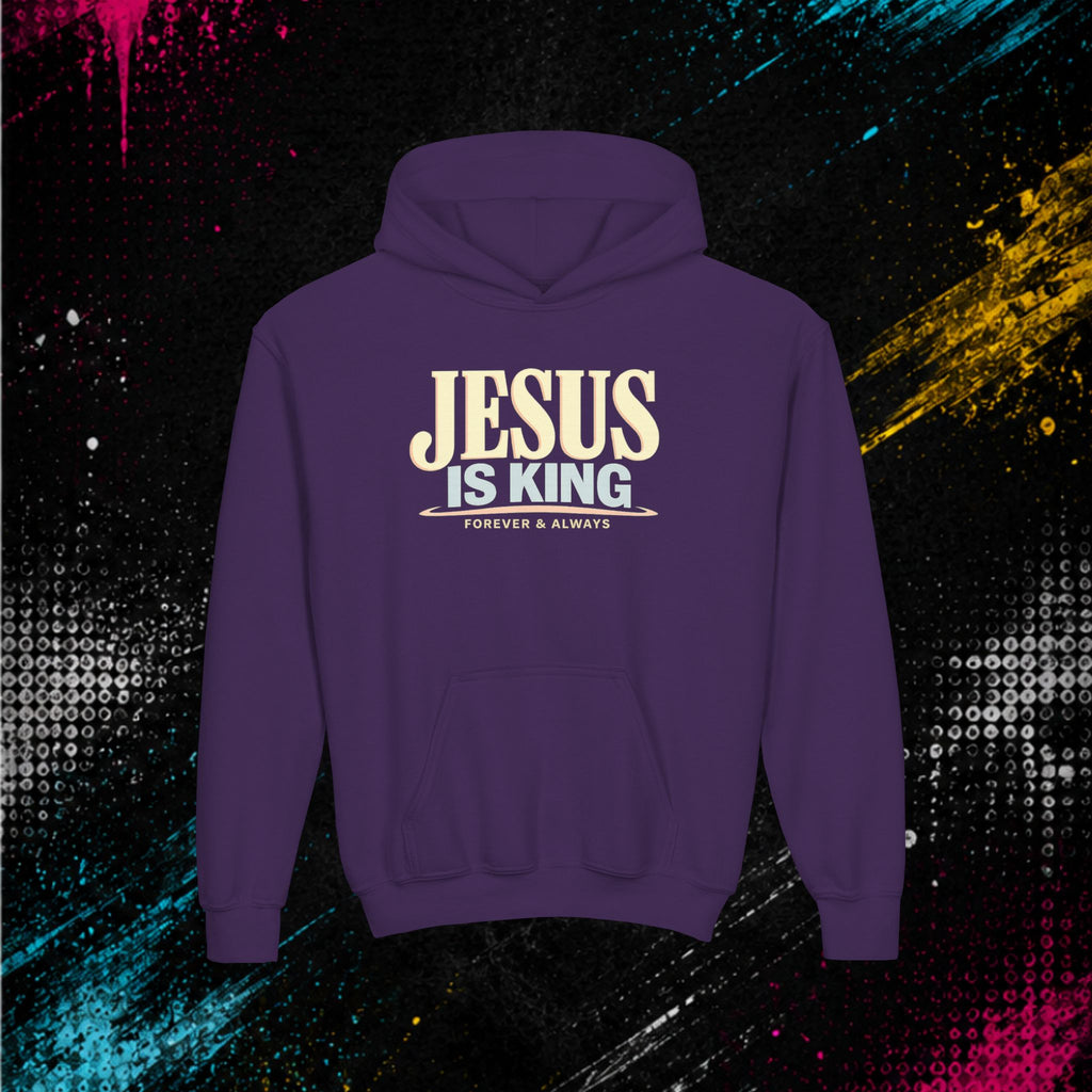 "Jesus Is King" - Youth Hoodie Pullover