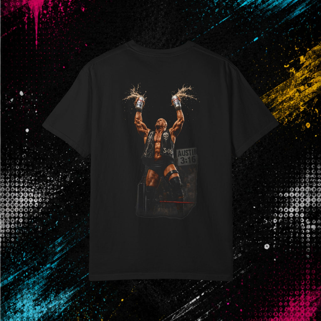 Stone Cold Steve Austin — "Arrive. Raise Hell. Leave." Graphic Tee