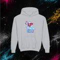 Youth Hoodie — 'ICEE' Polar Bear Graphic Pullover