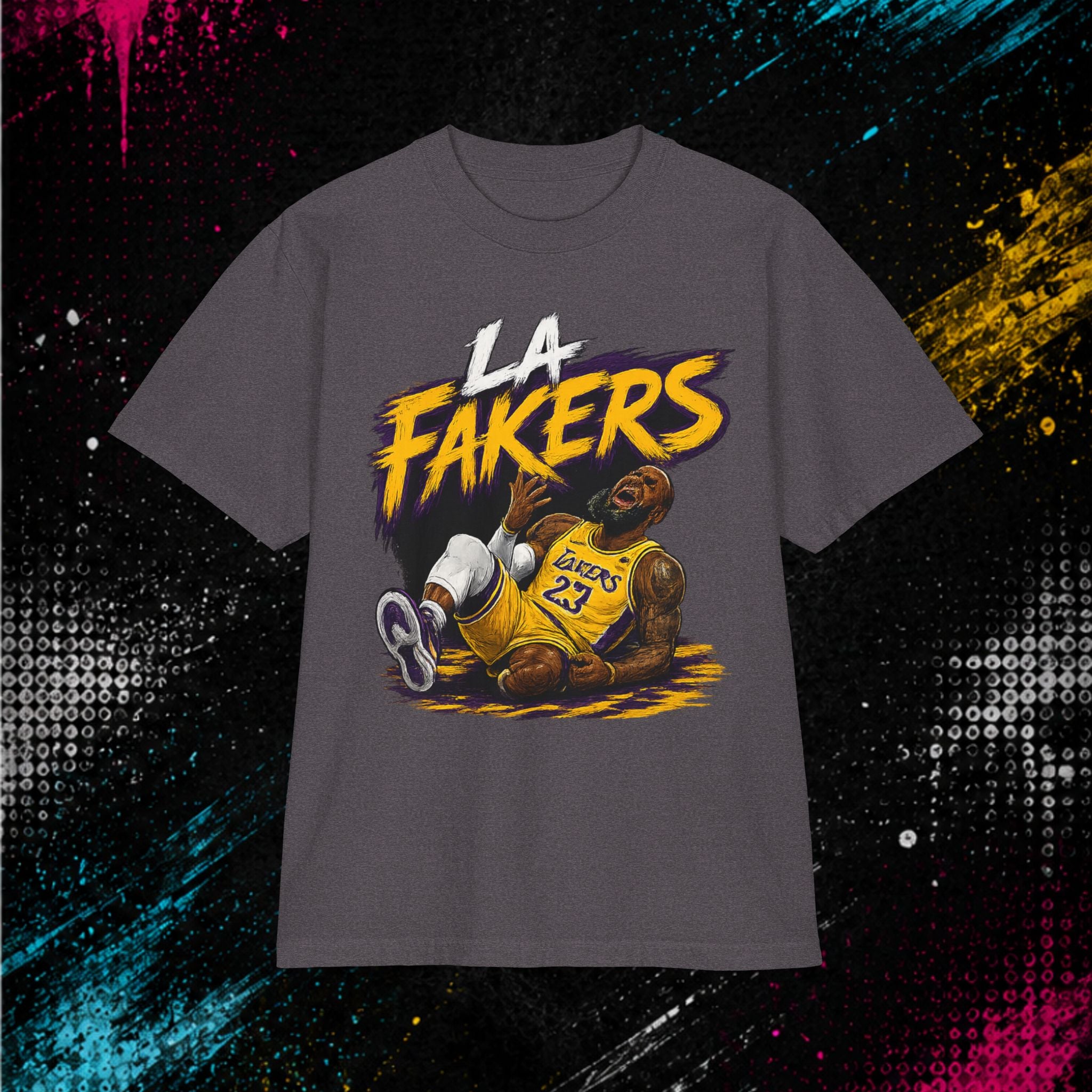 LA Fakers Vintage Basketball Tee