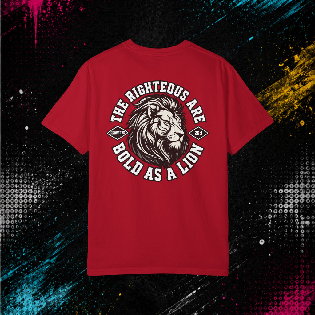 Proverbs 28:1 "Bold As A Lion" - Graphic Tee