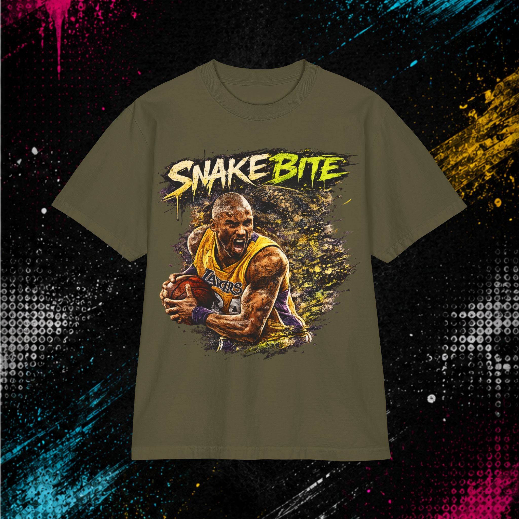 Snake Bite Vintage Basketball Tee