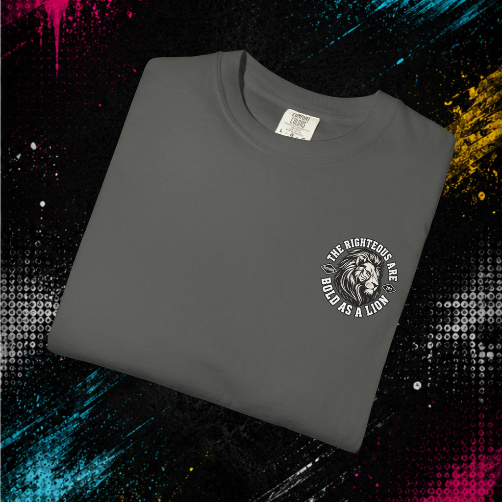 Proverbs 28:1 "Bold As A Lion" - Graphic Tee