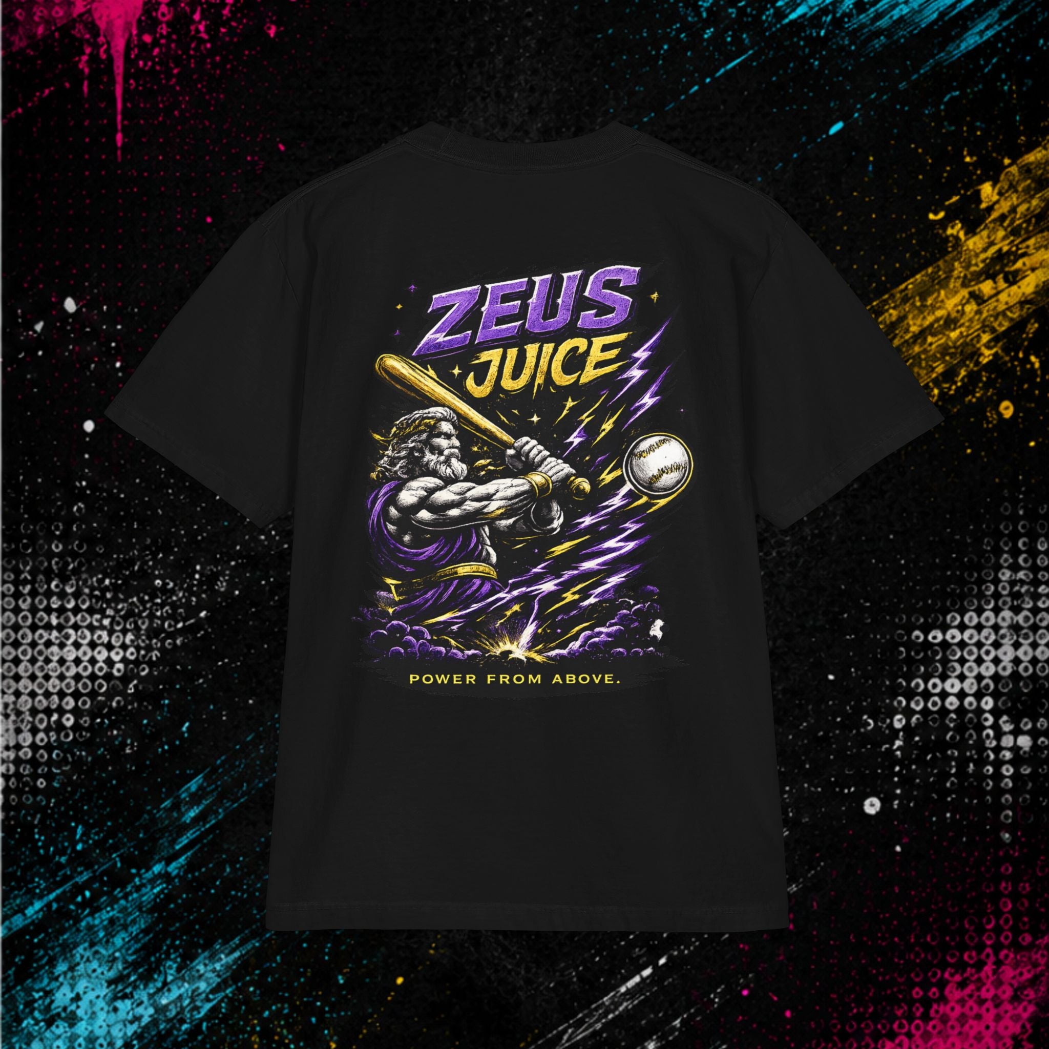 Zeus Juice Baseball Gods Tee