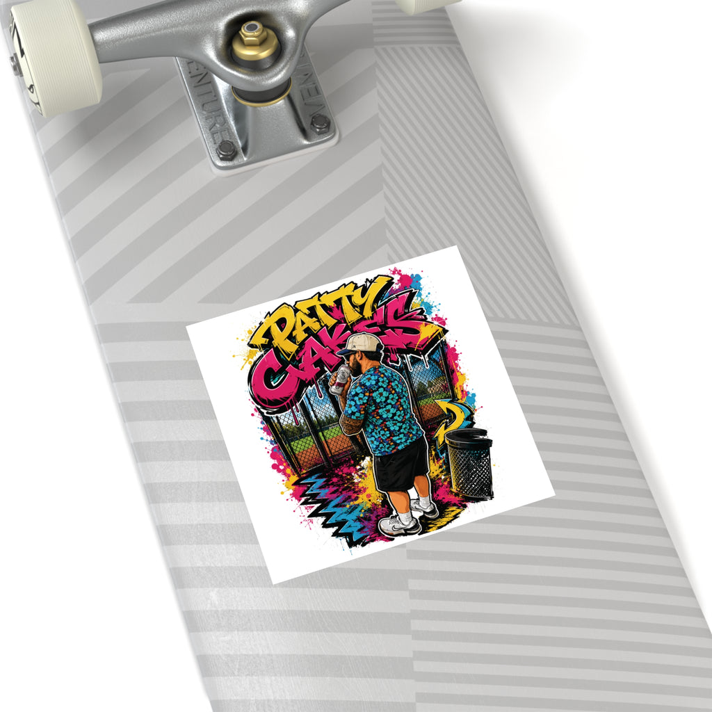Patty Cakes - Graffiti Square Sticker