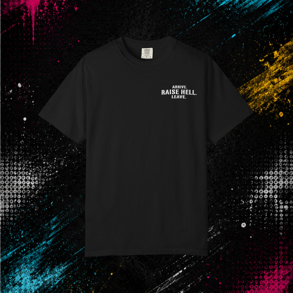 Stone Cold Steve Austin — "Arrive. Raise Hell. Leave." Graphic Tee