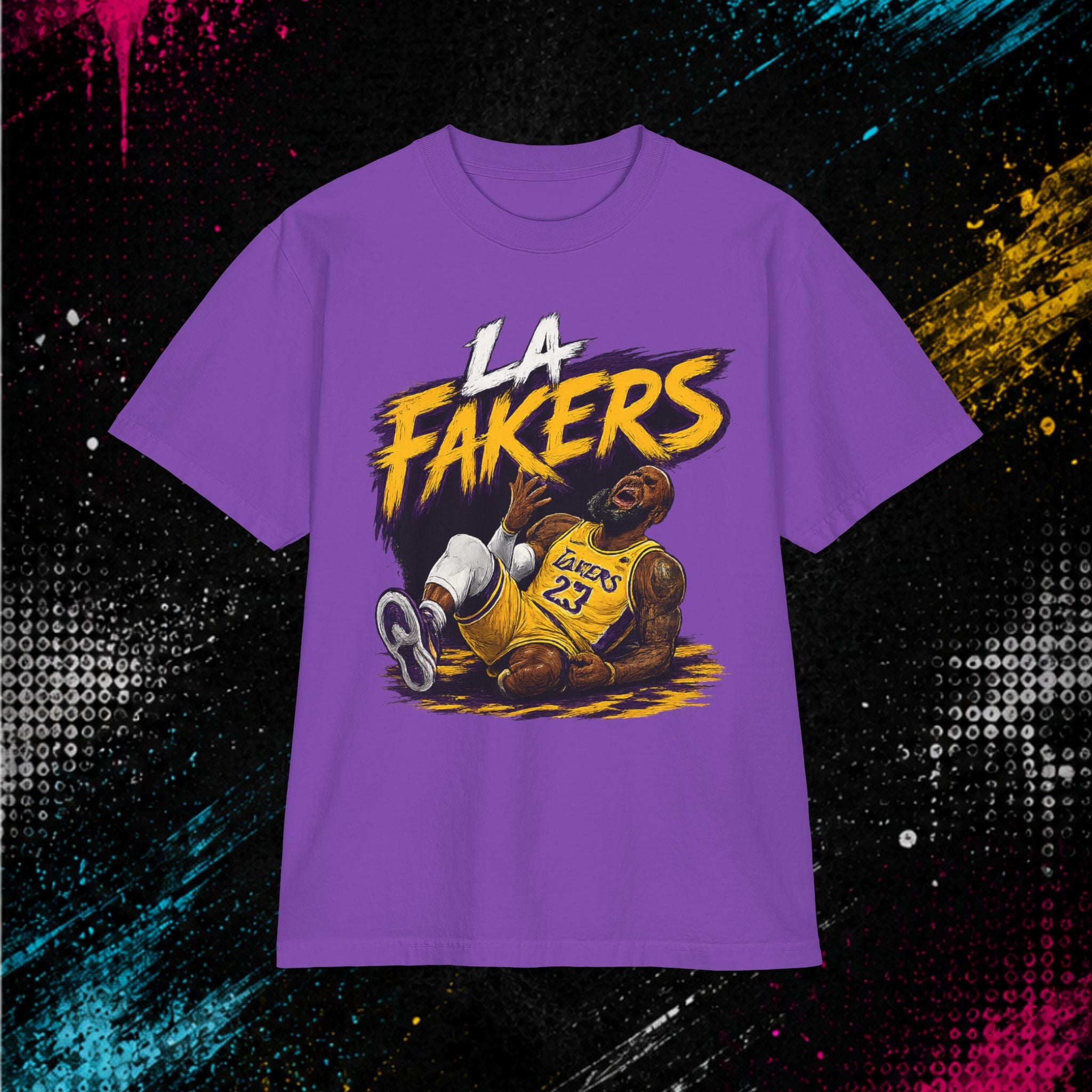 LA Fakers Vintage Basketball Tee