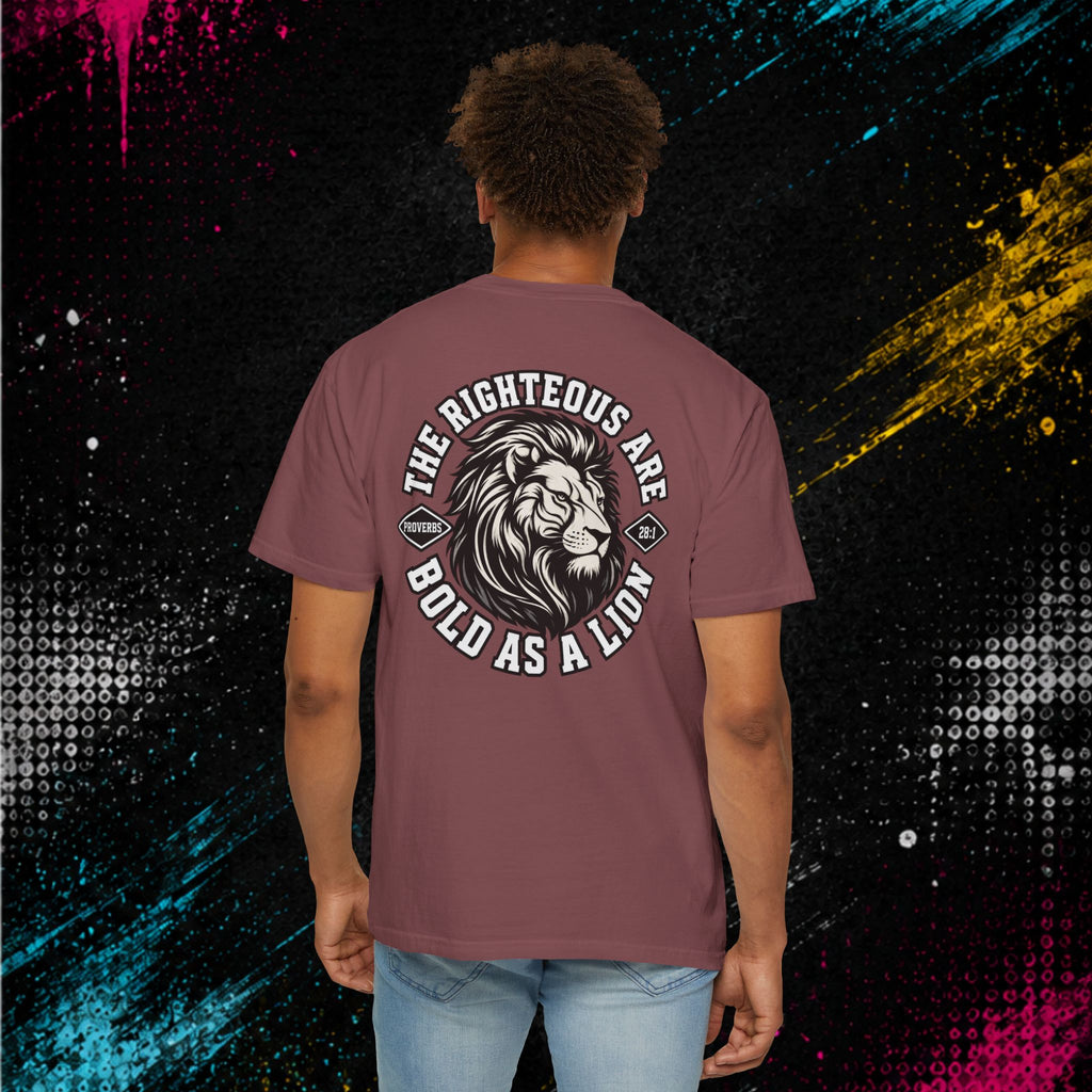 Proverbs 28:1 "Bold As A Lion" - Graphic Tee