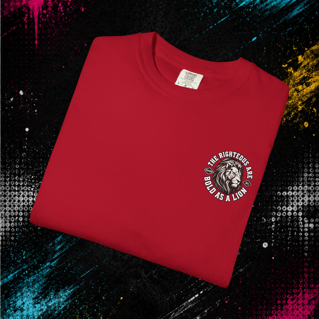 Proverbs 28:1 "Bold As A Lion" - Graphic Tee