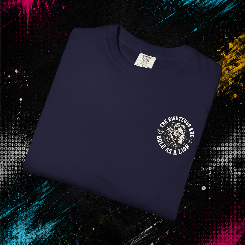 Proverbs 28:1 "Bold As A Lion" - Graphic Tee