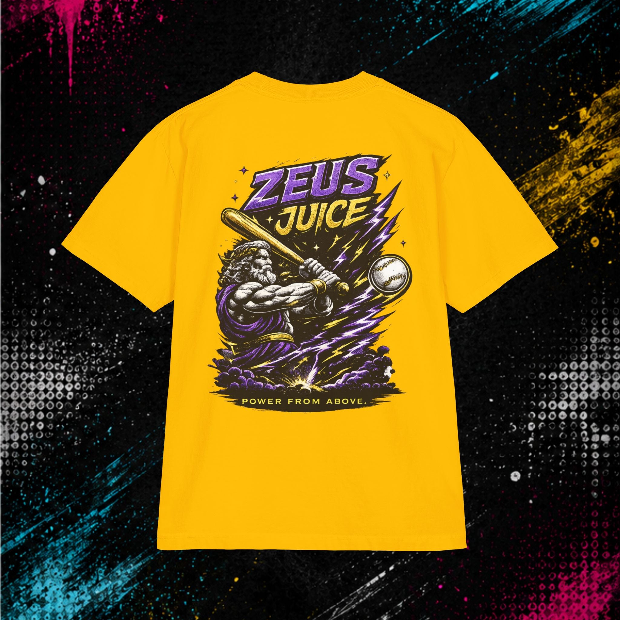 Zeus Juice Baseball Gods Tee