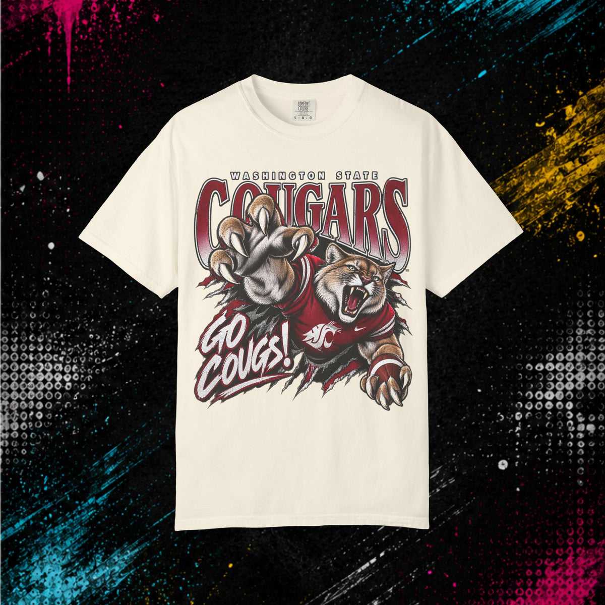 Washington State Cougars - 'Go Cougs!' Mascot T-Shirt