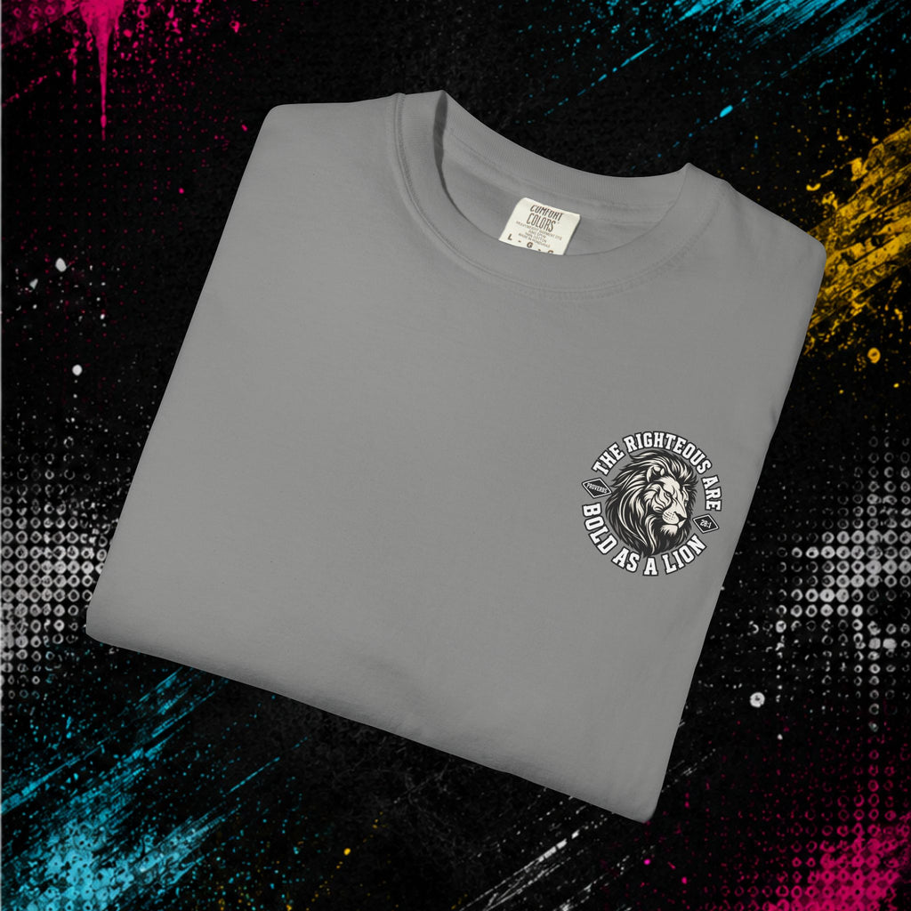 Proverbs 28:1 "Bold As A Lion" - Graphic Tee