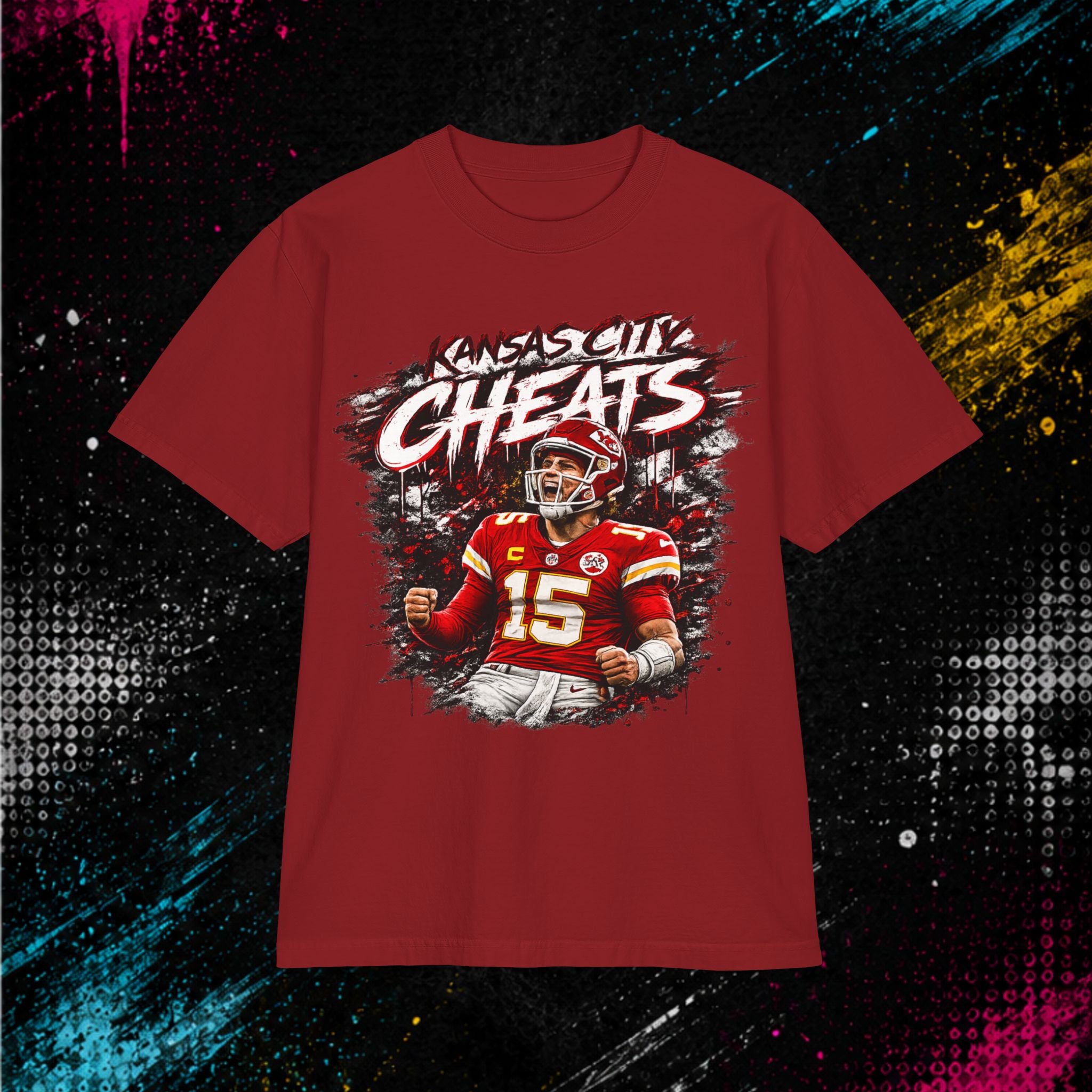 Kansas City Cheats Vintage Football Tee