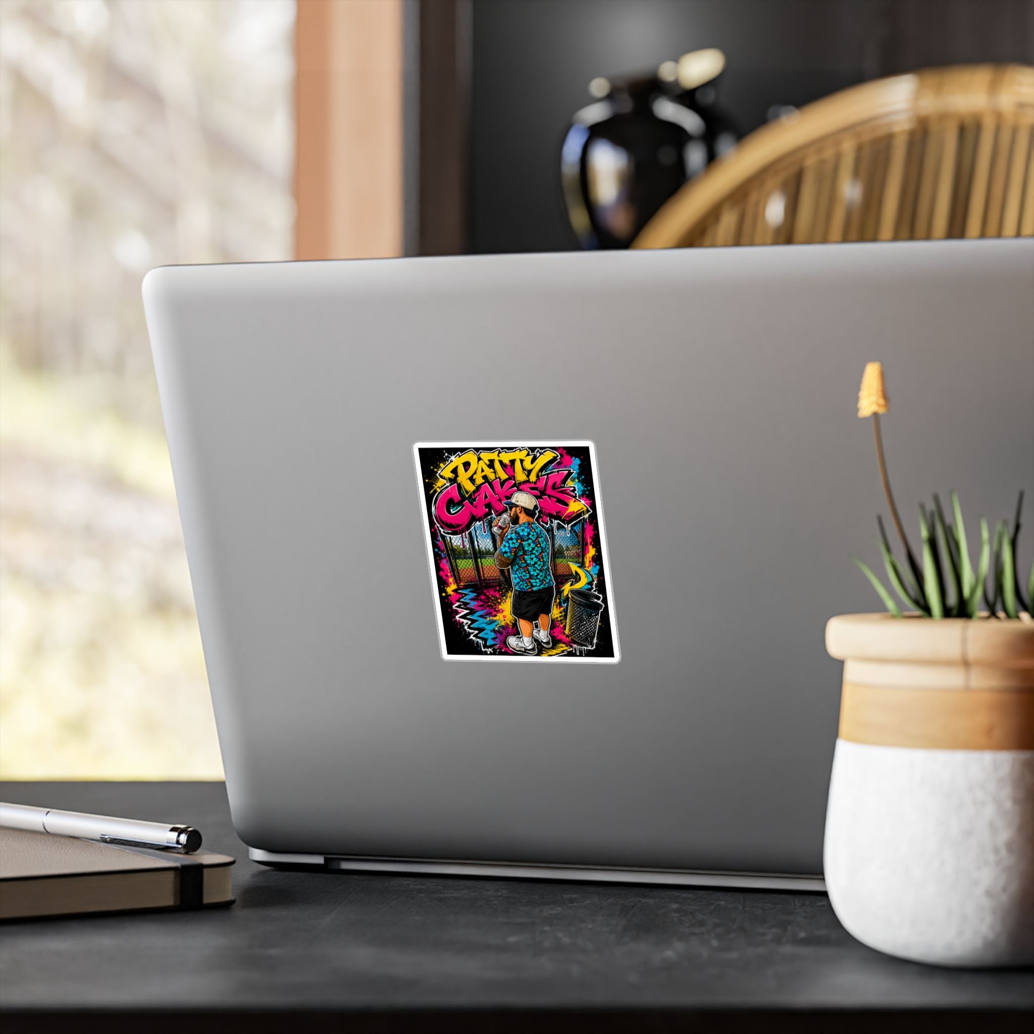 Patty Cakes Graffiti Sticker — Kiss-Cut Vinyl Decal