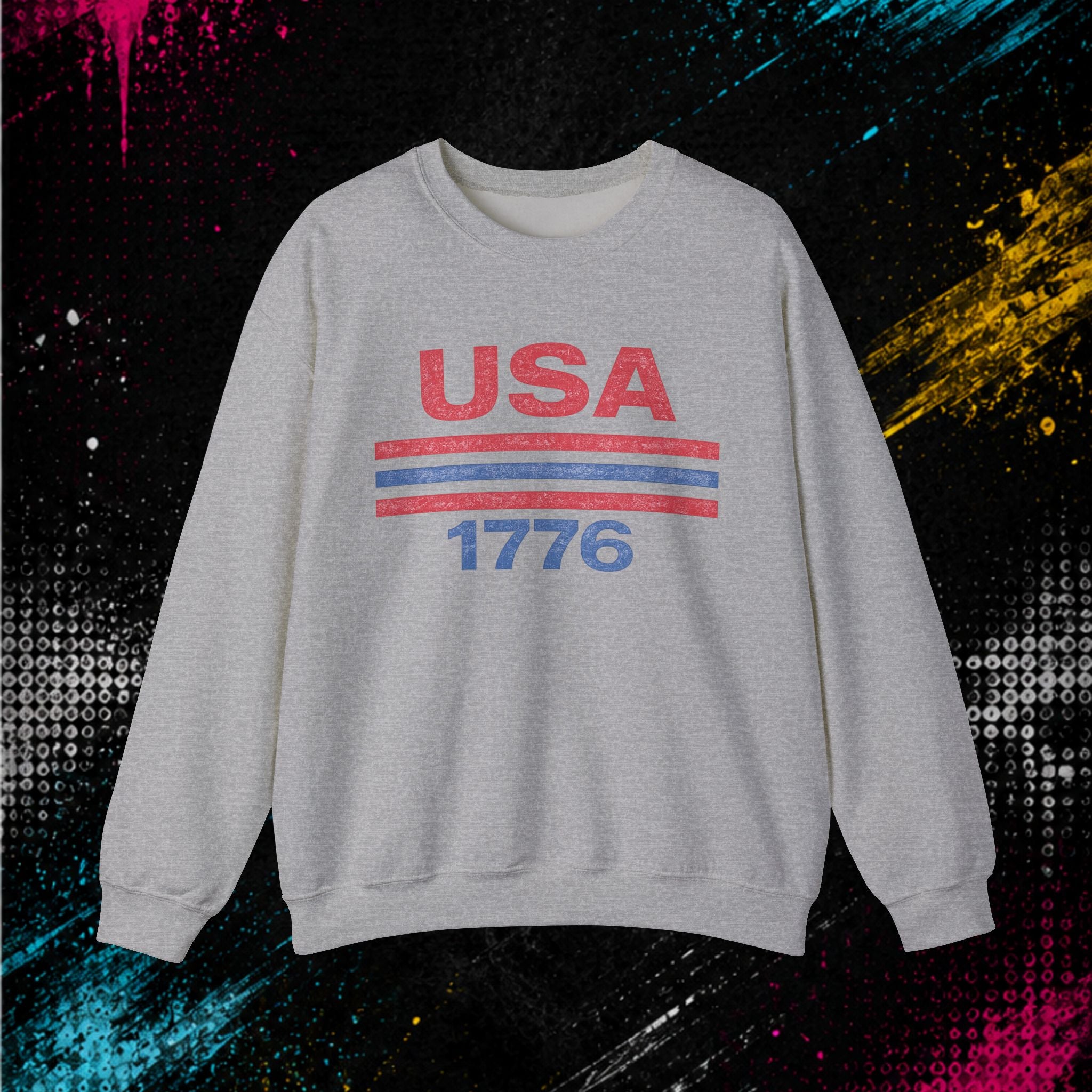 1776 Patriotic Crewneck Sweatshirt