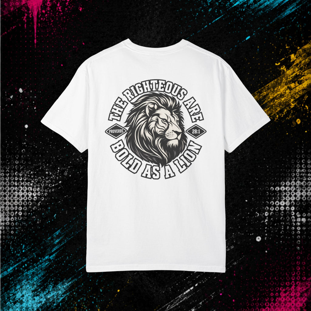 Proverbs 28:1 "Bold As A Lion" - Graphic Tee