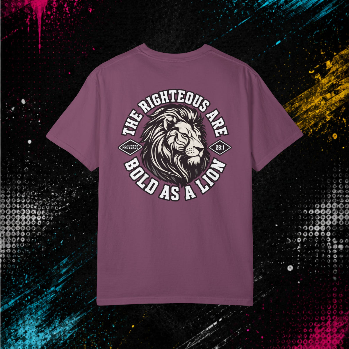 Proverbs 28:1 "Bold As A Lion" - Graphic Tee