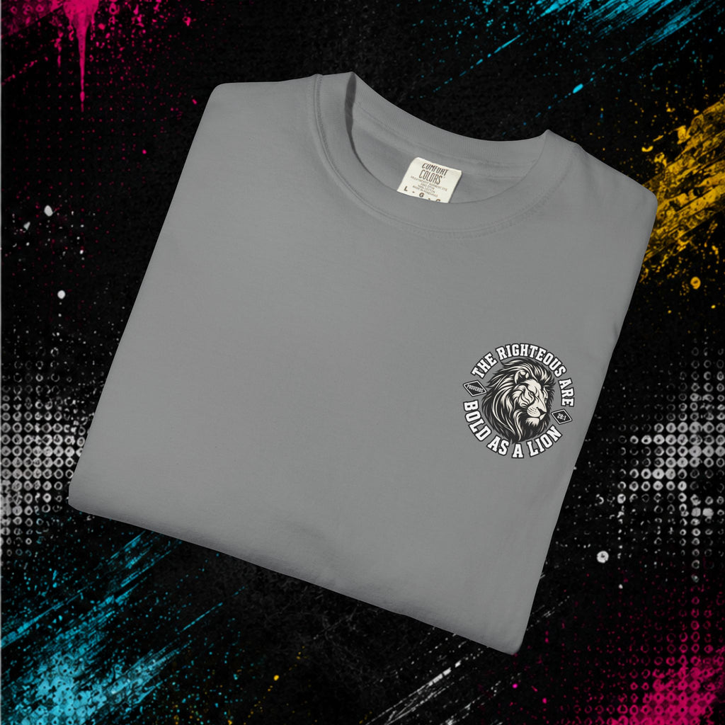 Proverbs 28:1 "Bold As A Lion" - Graphic Tee