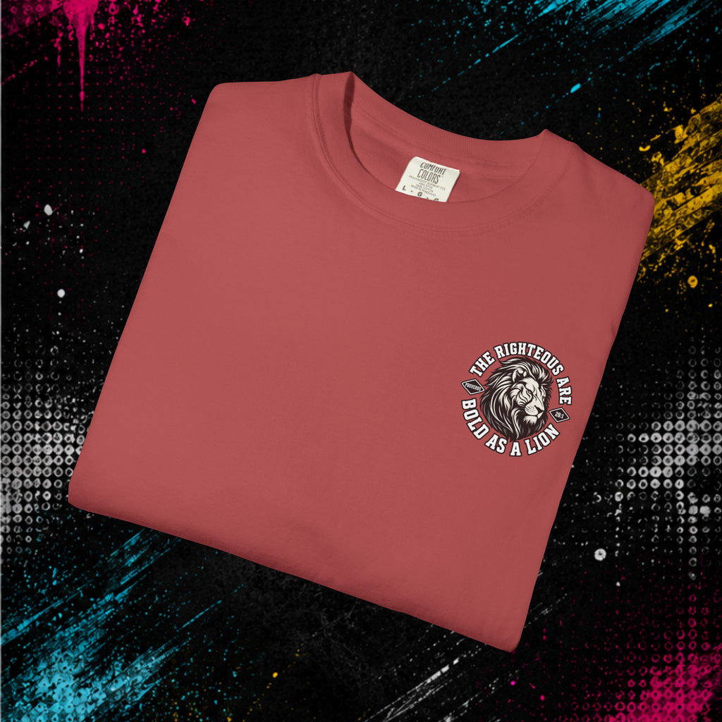 Proverbs 28:1 "Bold As A Lion" - Graphic Tee