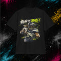Run The Ball Vintage Football Tee