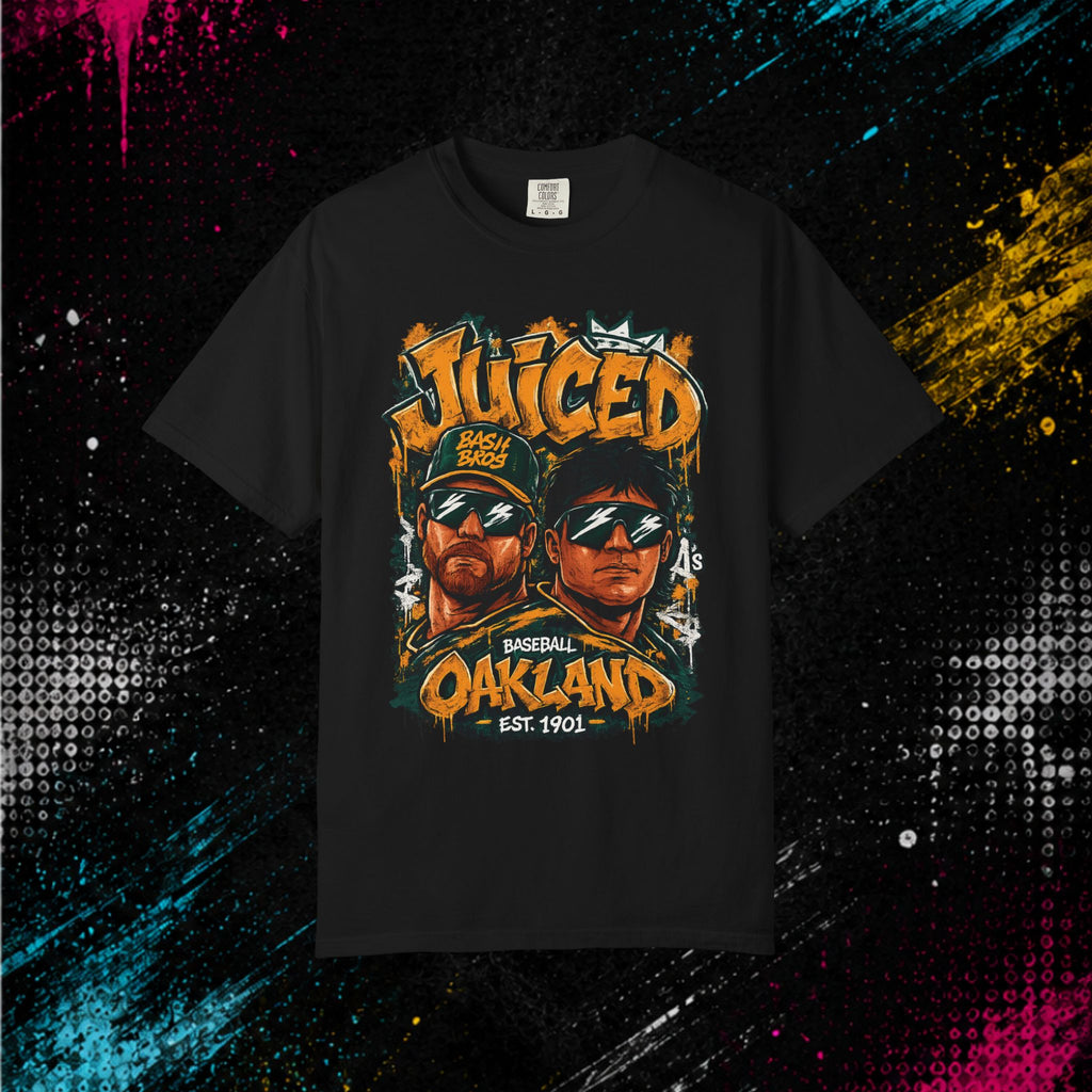 Bash Bros Juiced — Vintage Baseball Tee