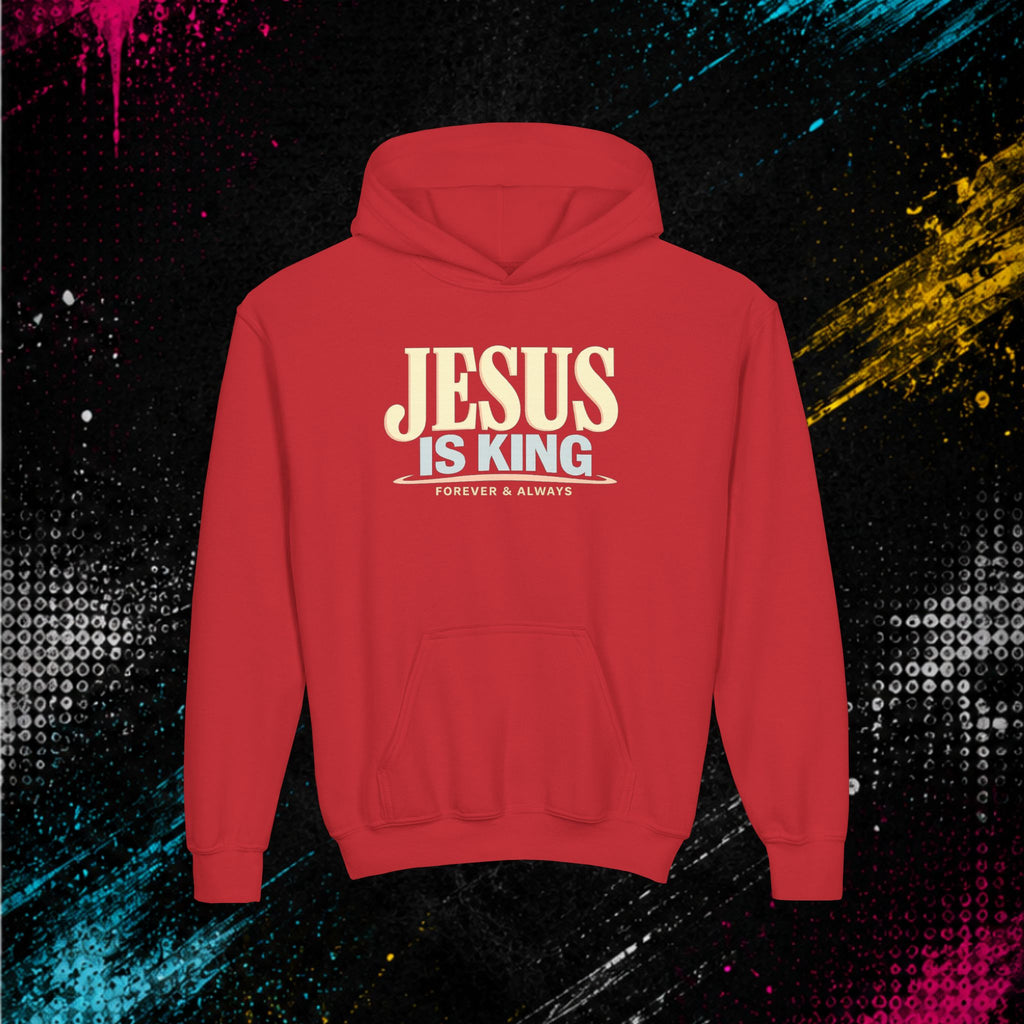 "Jesus Is King" - Youth Hoodie Pullover