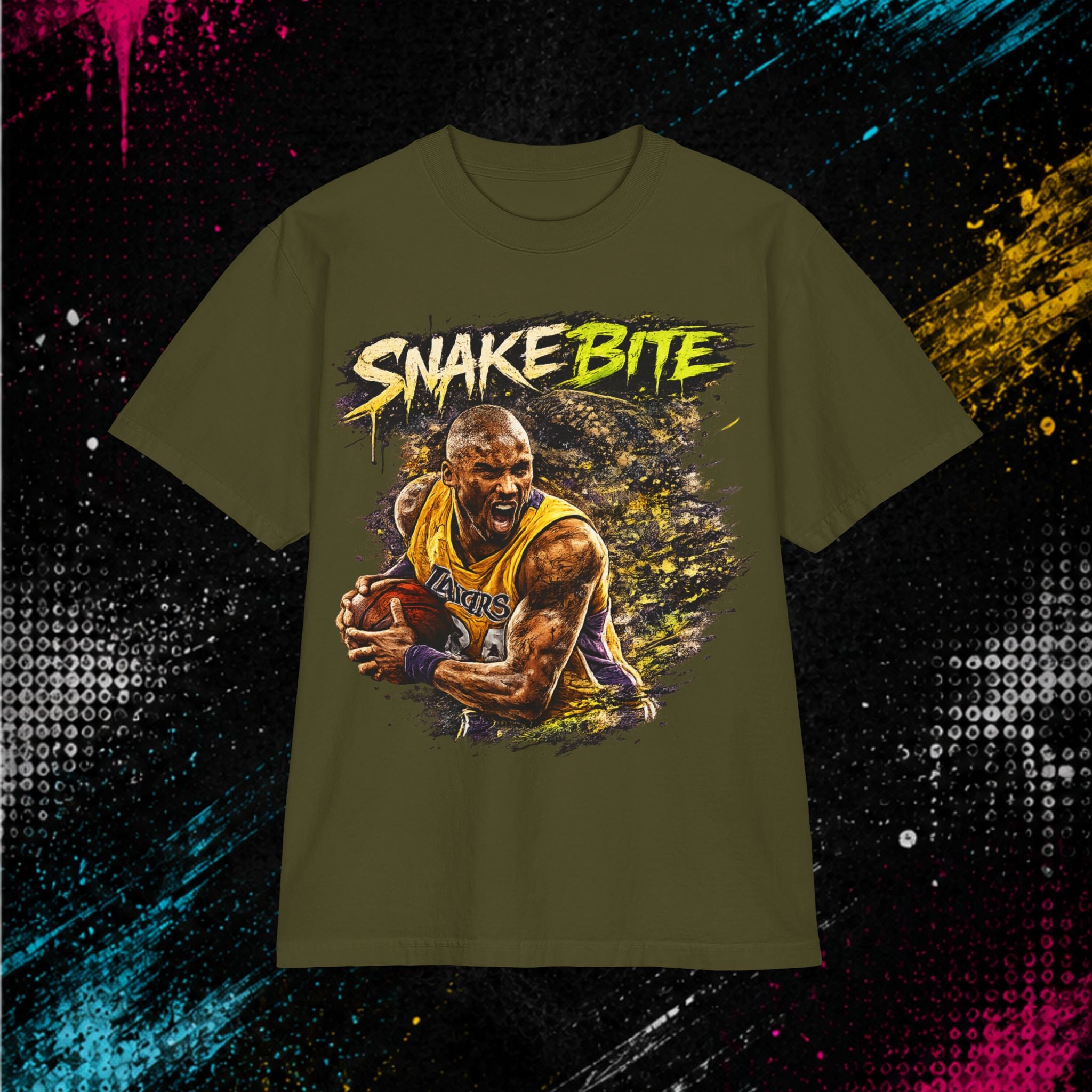 Snake Bite Vintage Basketball Tee