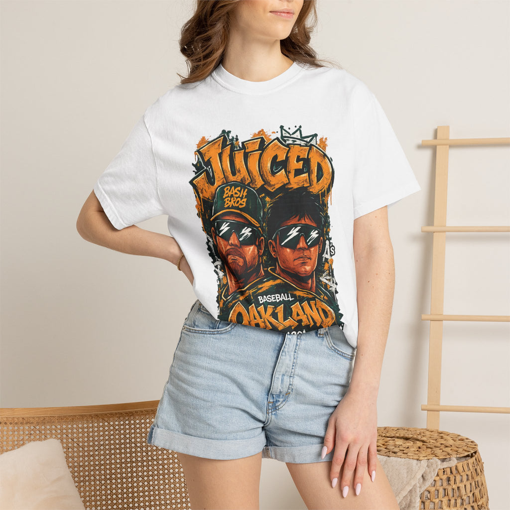 Bash Bros Juiced — Vintage Baseball Tee