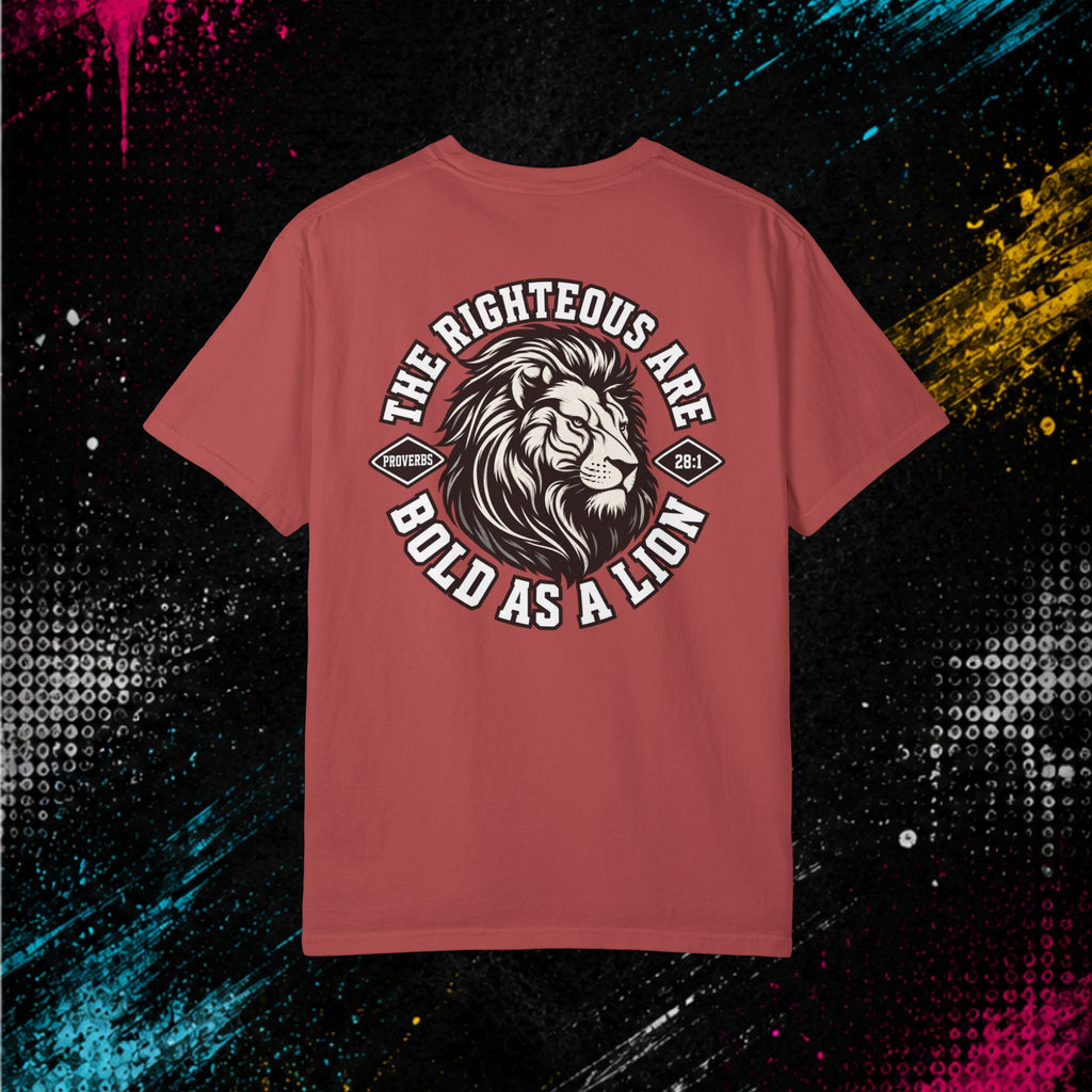 Proverbs 28:1 "Bold As A Lion" - Graphic Tee