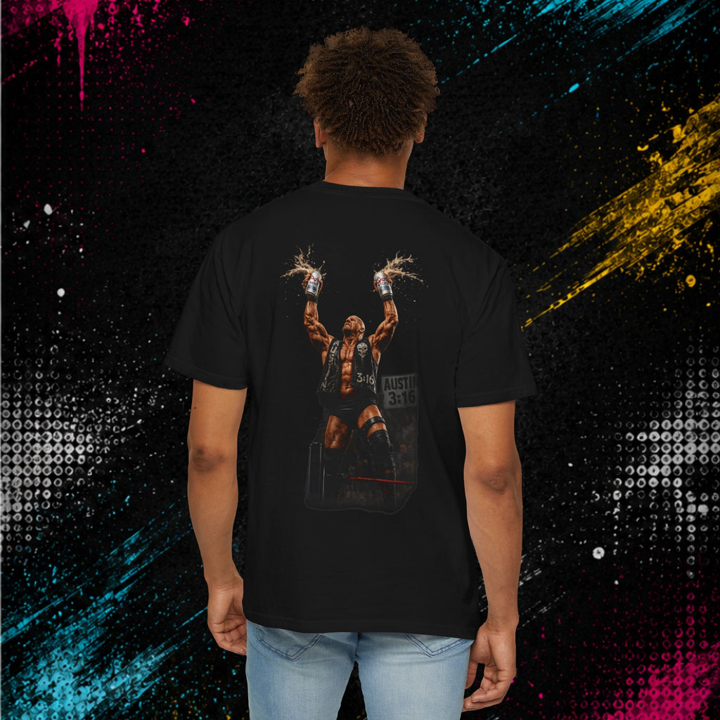 Stone Cold Steve Austin — "Arrive. Raise Hell. Leave." Graphic Tee