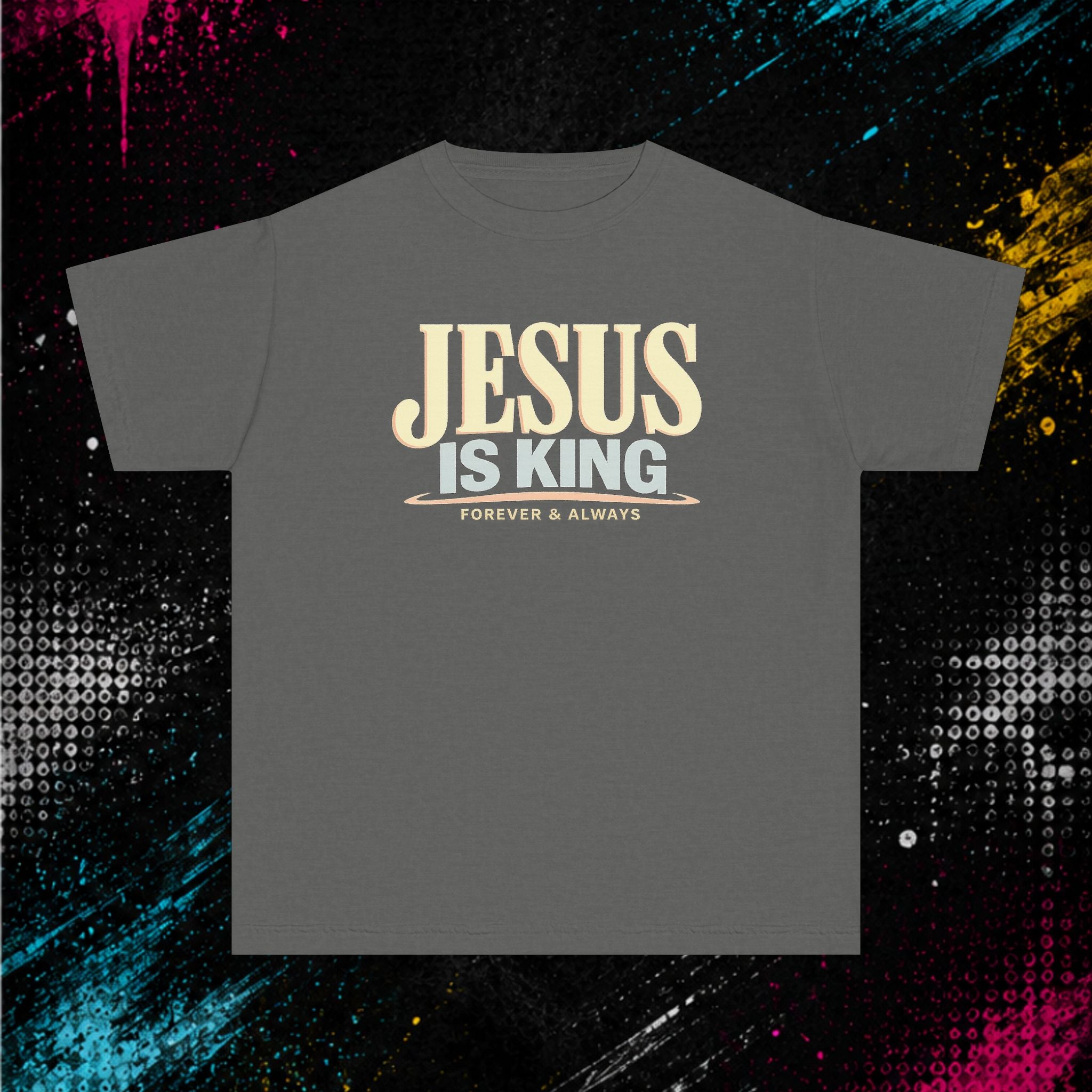 "Jesus Is King" - Youth Tee