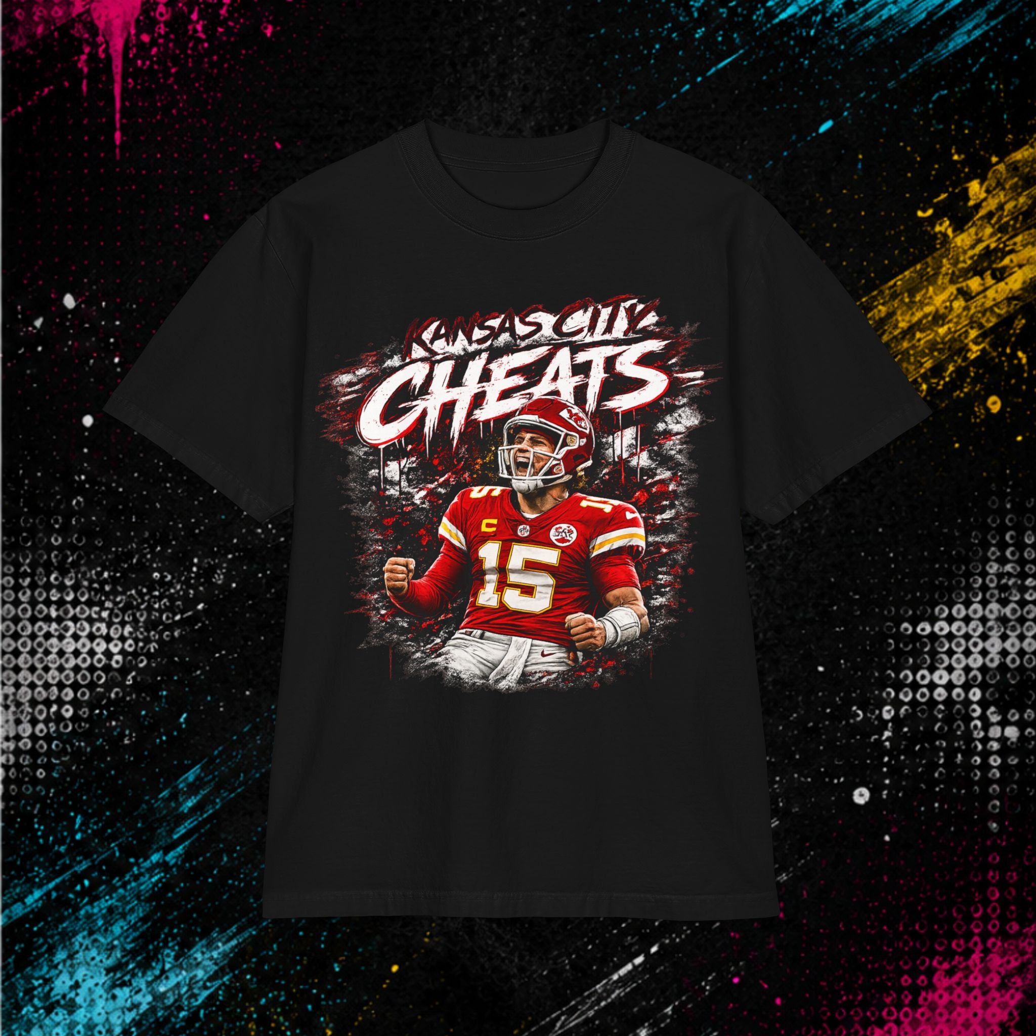 Kansas City Cheats Vintage Football Tee