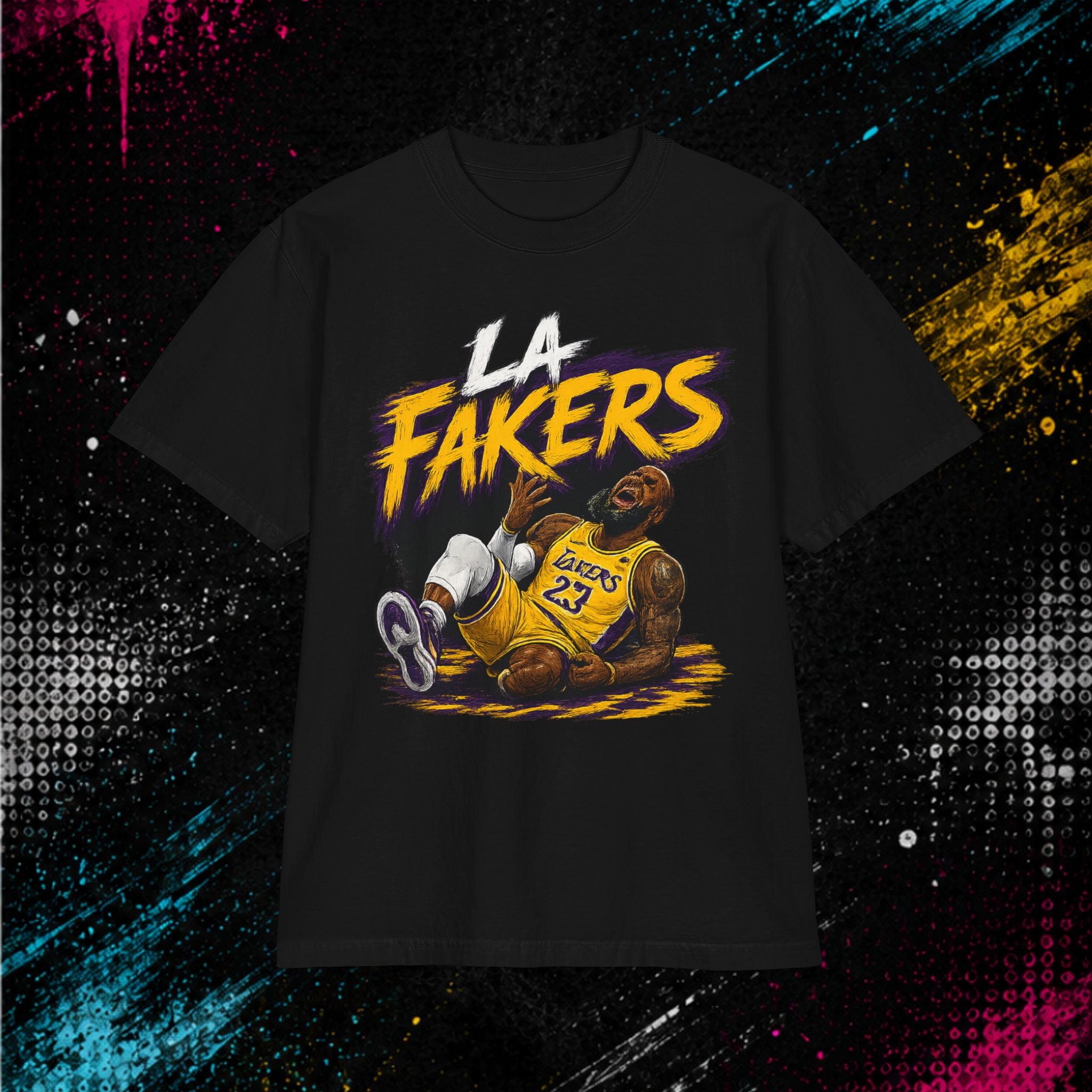 LA Fakers Vintage Basketball Tee