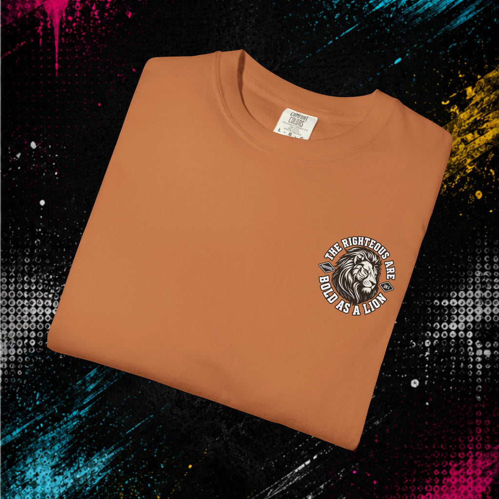 Proverbs 28:1 "Bold As A Lion" - Graphic Tee