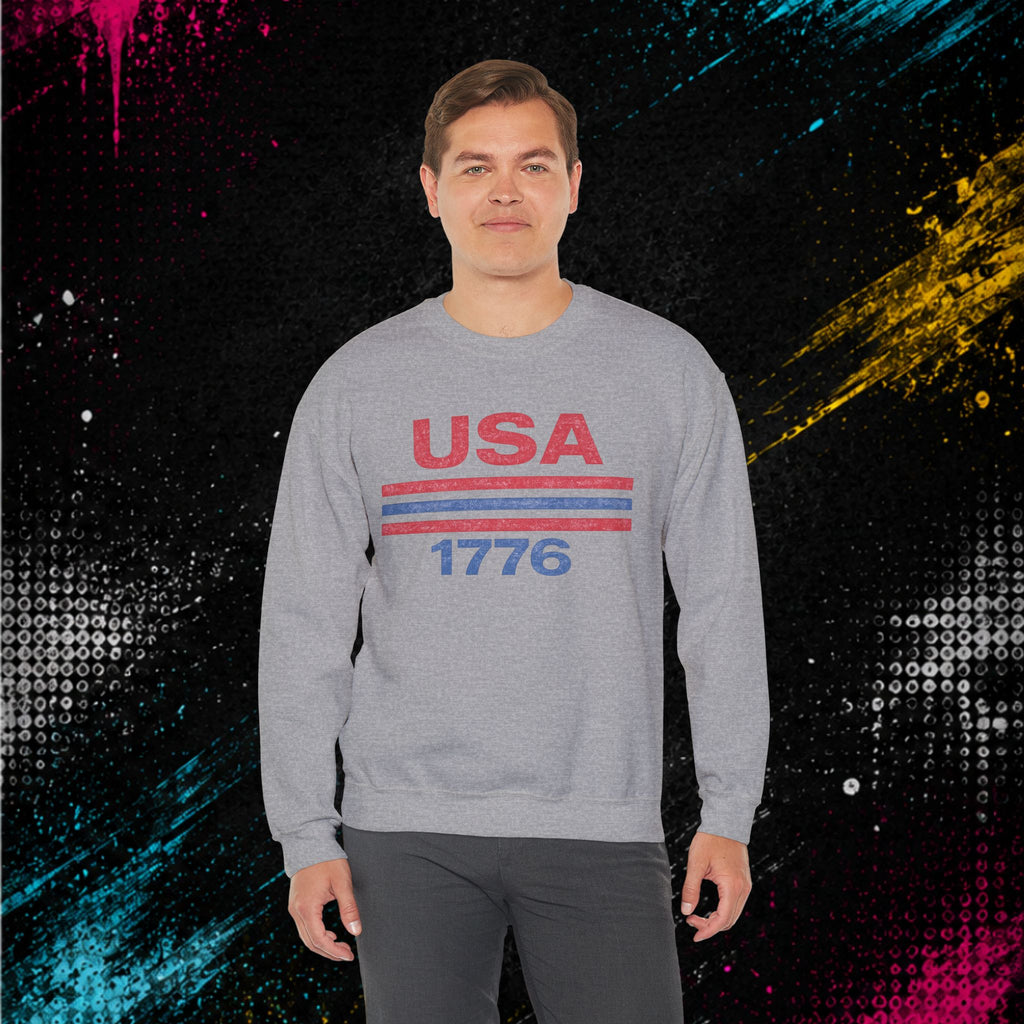 1776 Patriotic Crewneck Sweatshirt