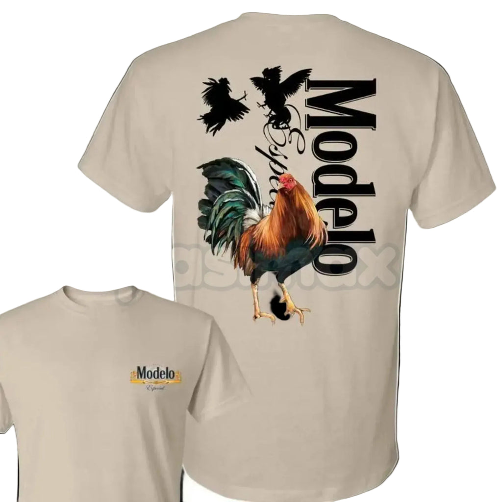 Vintage Style Modelo Rooster Tee