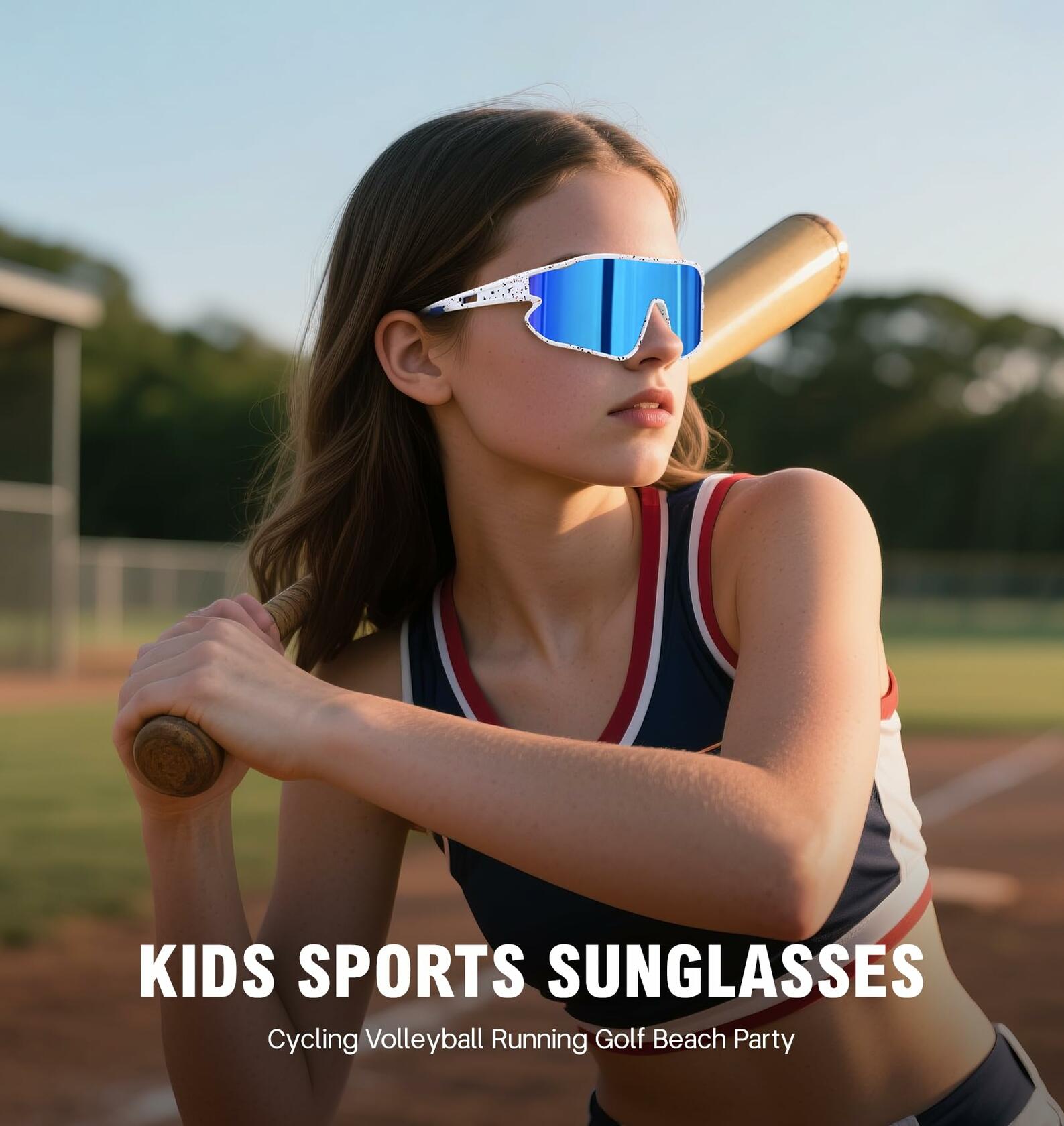 MARIDA Kids UV400 Baseball Sunglasses